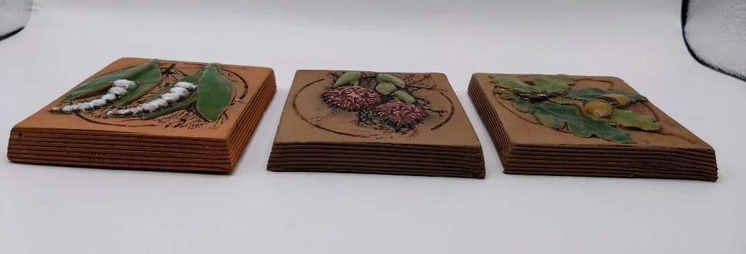 ジイガントフタ ミニ陶板 三点セット　スウェーデン地方シリーズ