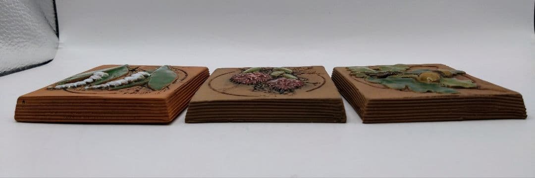 ジイガントフタ ミニ陶板 三点セット　スウェーデン地方シリーズ