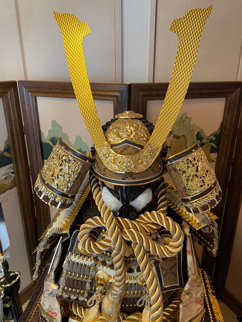 【miii0731】【美品】五月人形　着用稚児鎧兜