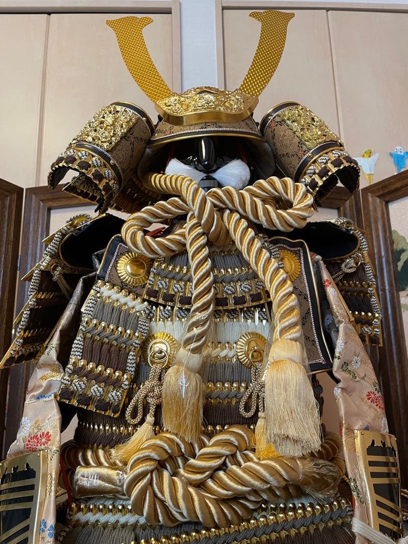 【miii0731】【美品】五月人形　着用稚児鎧兜