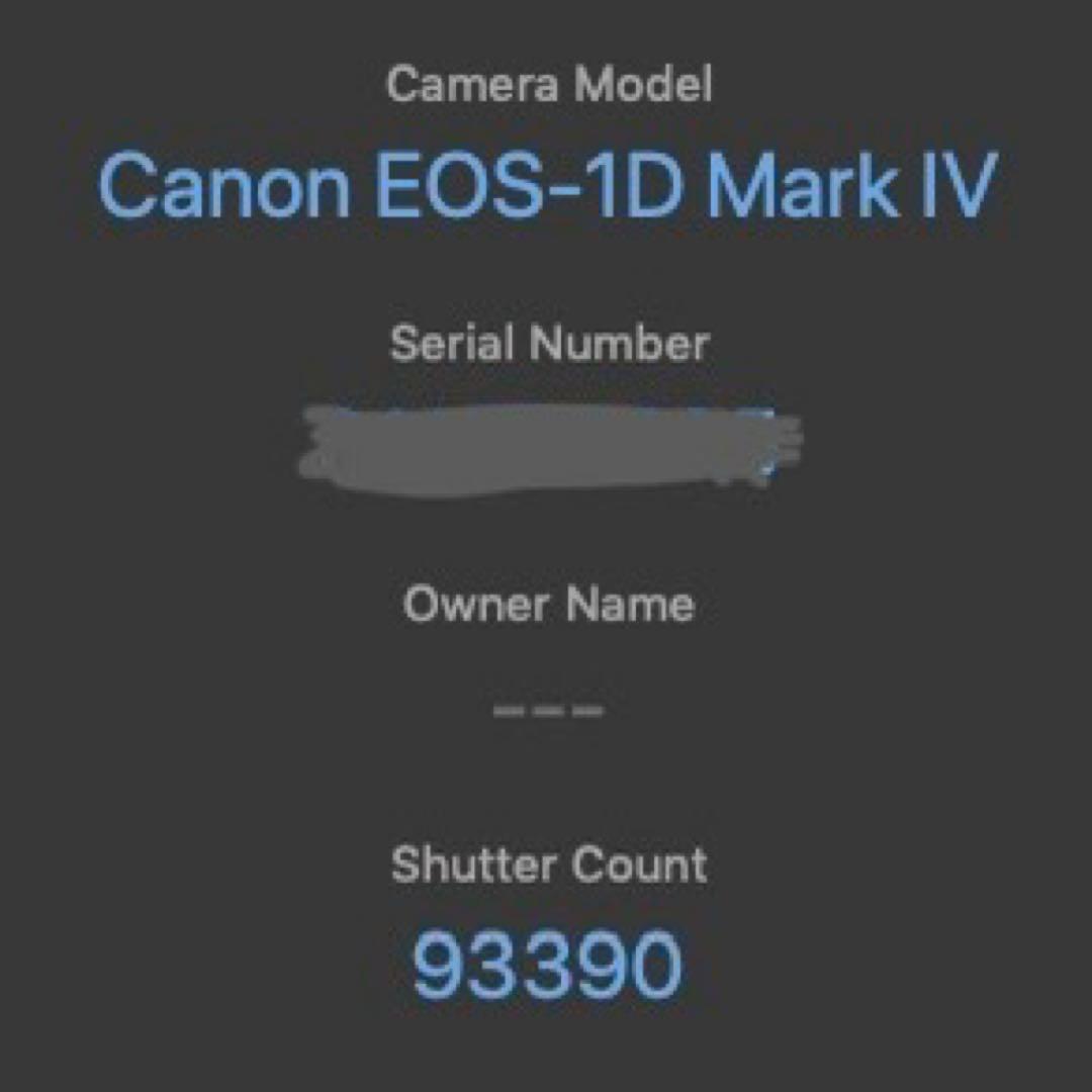 Canon EOS-1D Mark IV / 本体と付属品