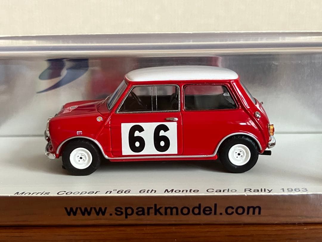スパーク 1/43 モーリス クーパー #66 モンテカルロラリー 1963