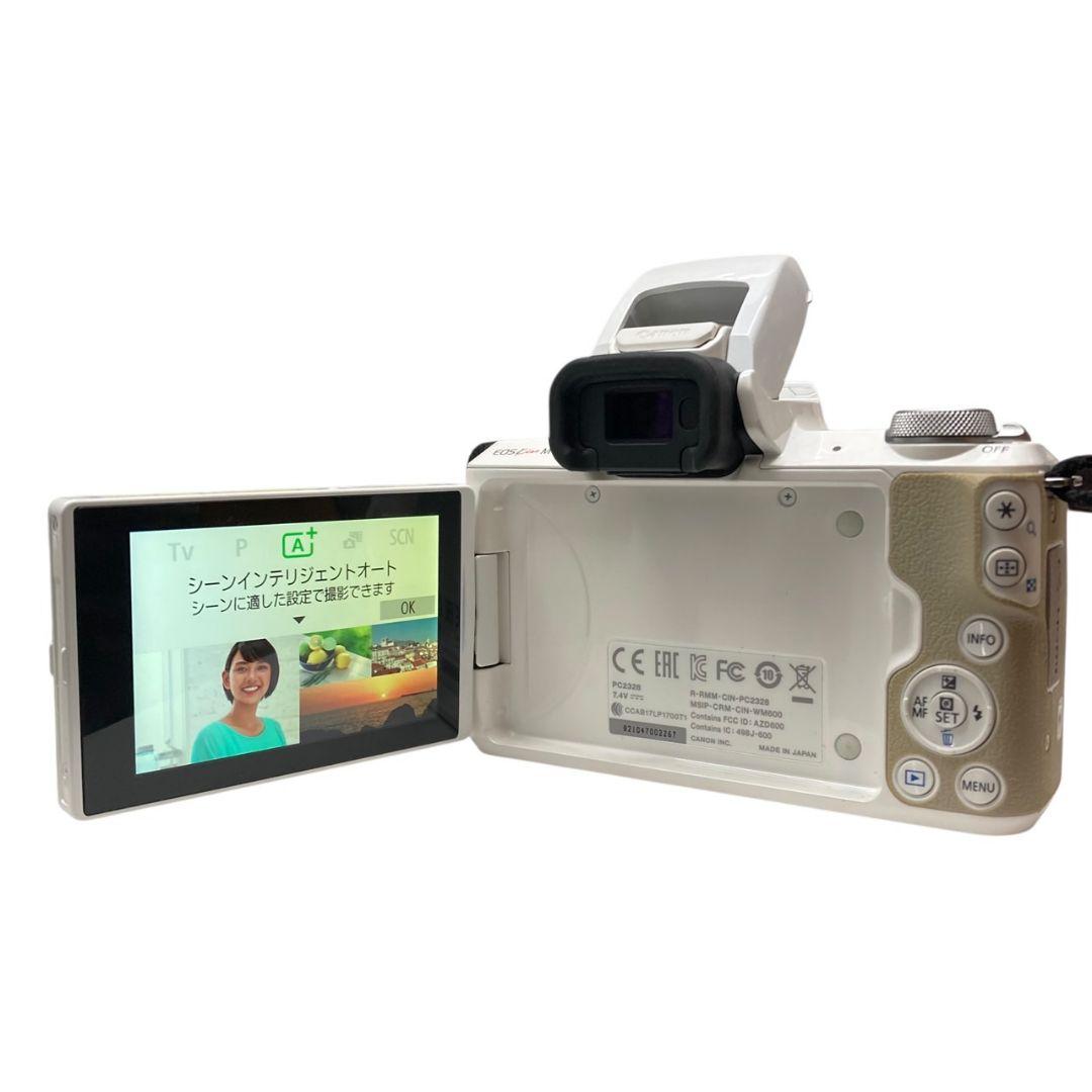 O18289 Canon EOS Kiss M ダブルレンズキット　カメラ