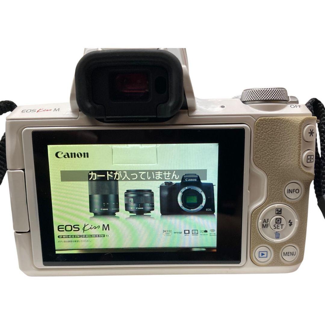 O18289 Canon EOS Kiss M ダブルレンズキット　カメラ
