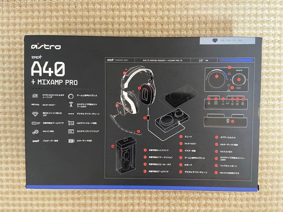 Logicool G ASTRO Gaming A40 ＋MixAmp Pro