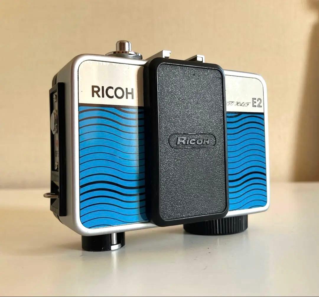 RICOH AUTO HALF E2 オートハーフ希少色　ラインブルー　超美品