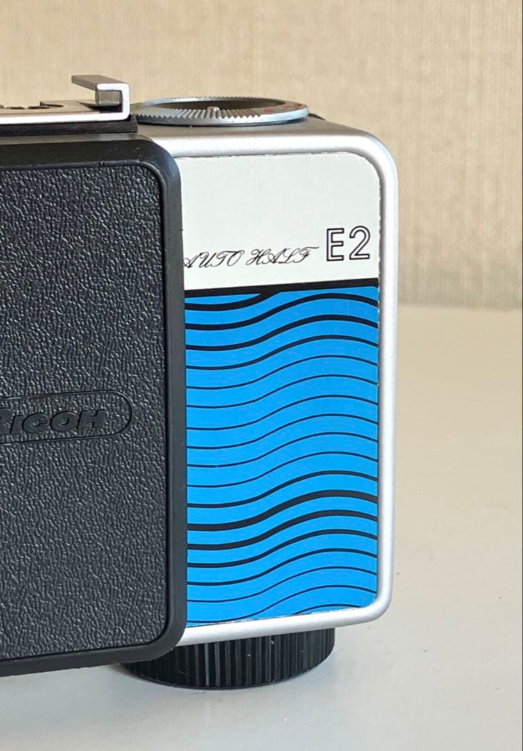 RICOH AUTO HALF E2 オートハーフ希少色　ラインブルー　超美品