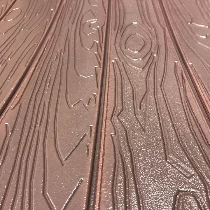 3Dクロス（ココア）3D壁紙・壁紙シール　60㎝×70㎝　お得セット  ウッド