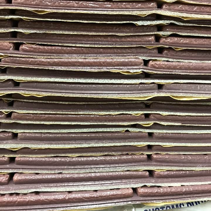 3Dクロス（ココア）3D壁紙・壁紙シール　60㎝×70㎝　お得セット  ウッド