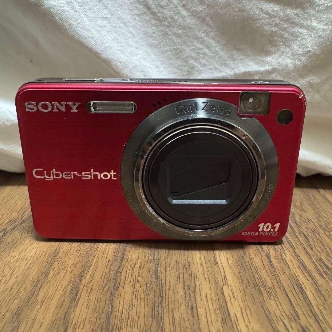 美品【動作確認済】SONY ソニー Cyber-Shot DSC-W170 赤