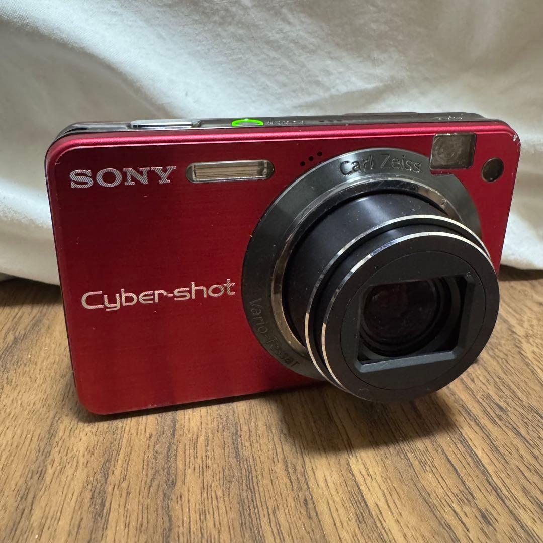 美品【動作確認済】SONY ソニー Cyber-Shot DSC-W170 赤