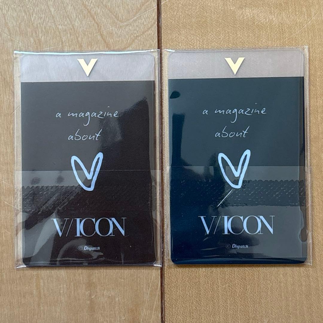 BTS V DICON 写真集 VICON 日本特典トレカ 2枚 新品未開封