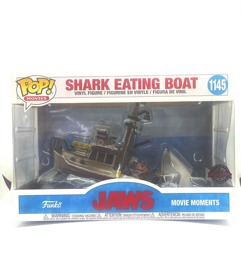 希少　新品未開封　ジョーズ　Jaws Shark Eating Boat