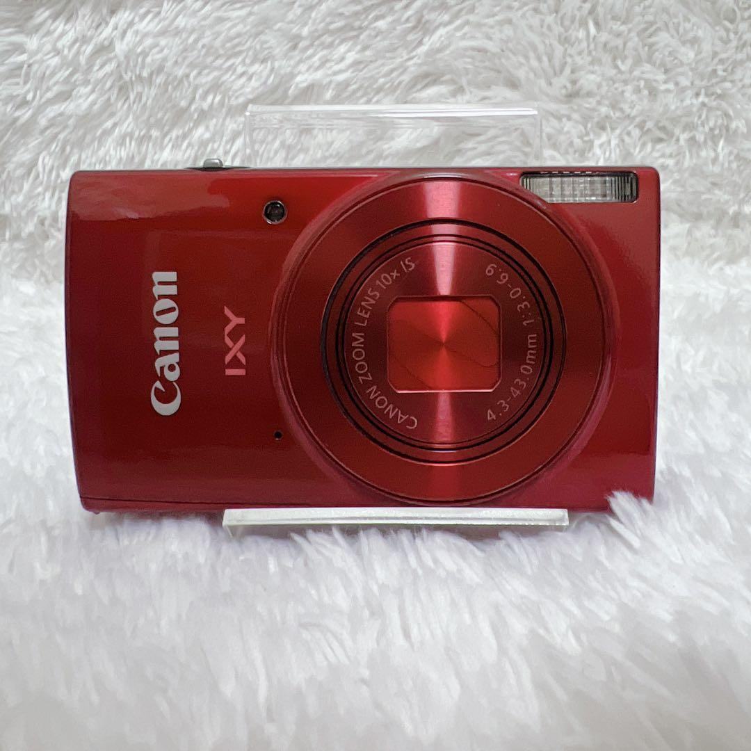 【極美品】 Canon IXY 190 Wi-Fi レッド 付属品 コンデジ