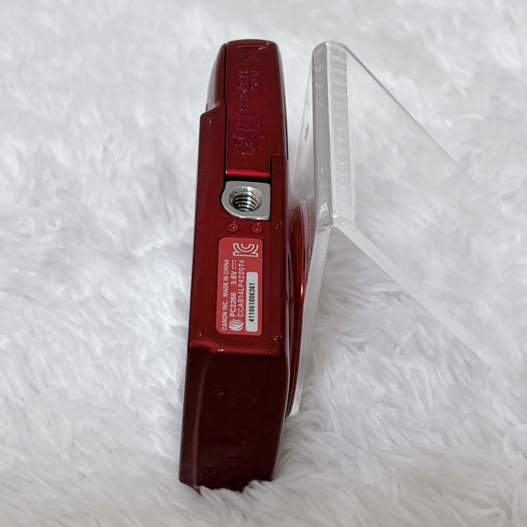 【極美品】 Canon IXY 190 Wi-Fi レッド 付属品 コンデジ