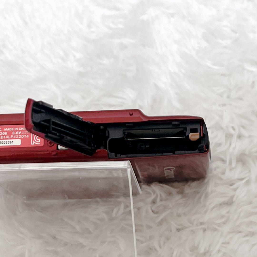 【極美品】 Canon IXY 190 Wi-Fi レッド 付属品 コンデジ