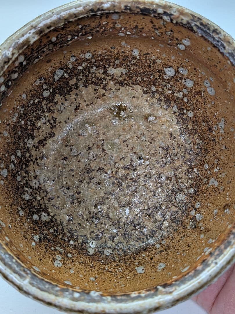 上田直方 信楽焼 建水 共箱 茶こぼし 抹茶道具 茶器 容器 食器 香炉 香爐