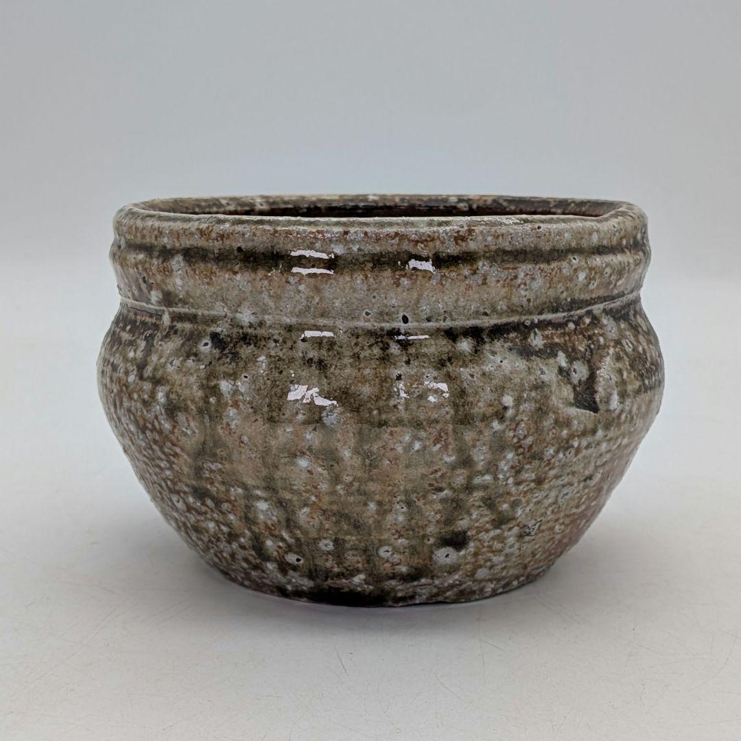 上田直方 信楽焼 建水 共箱 茶こぼし 抹茶道具 茶器 容器 食器 香炉 香爐