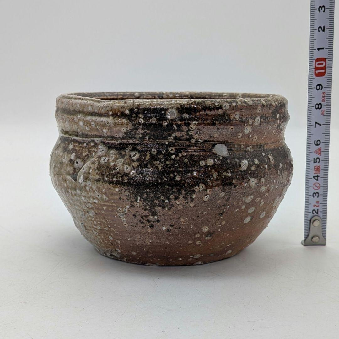 上田直方 信楽焼 建水 共箱 茶こぼし 抹茶道具 茶器 容器 食器 香炉 香爐