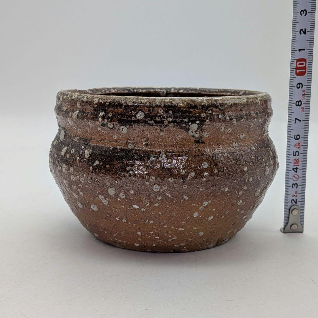 上田直方 信楽焼 建水 共箱 茶こぼし 抹茶道具 茶器 容器 食器 香炉 香爐