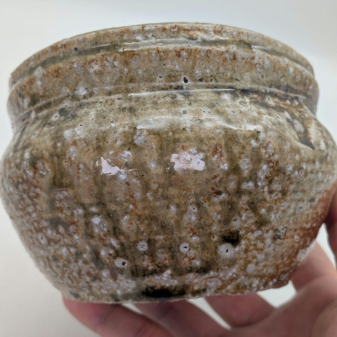 上田直方 信楽焼 建水 共箱 茶こぼし 抹茶道具 茶器 容器 食器 香炉 香爐