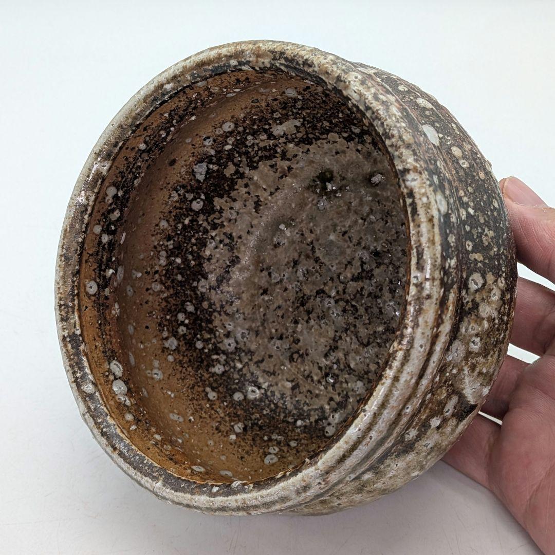 上田直方 信楽焼 建水 共箱 茶こぼし 抹茶道具 茶器 容器 食器 香炉 香爐