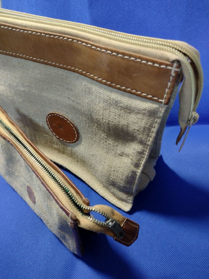 ドイツ製 BREE ブリー ポーチ 大小２個 縦長、底広