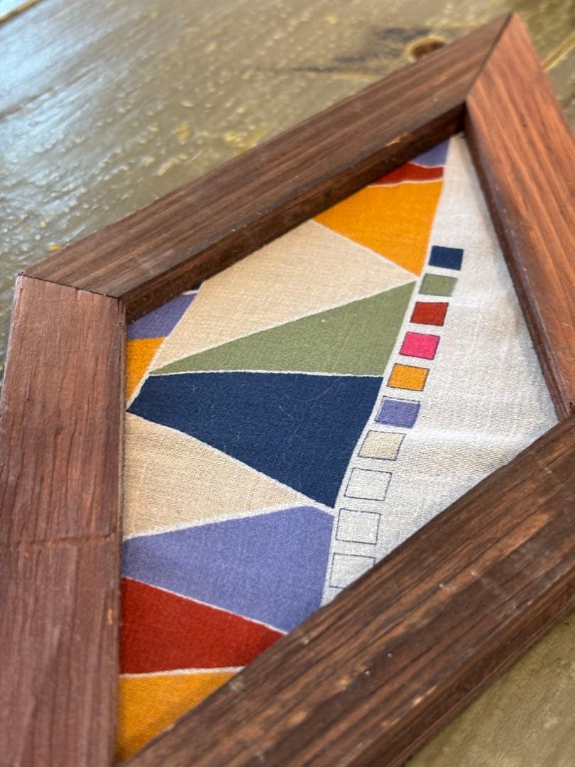 【1点物】アップサイクル ウッドフレーム 7点SET / アンティーク・古材風