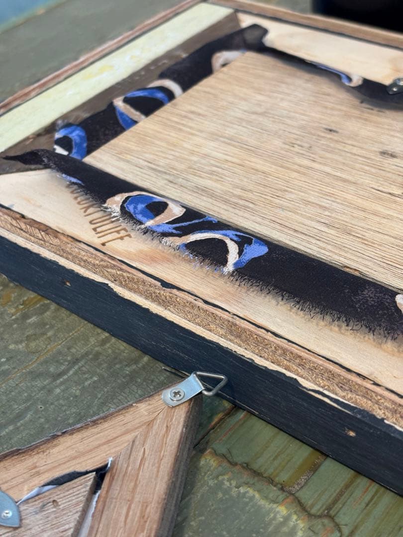 【1点物】アップサイクル ウッドフレーム 7点SET / アンティーク・古材風