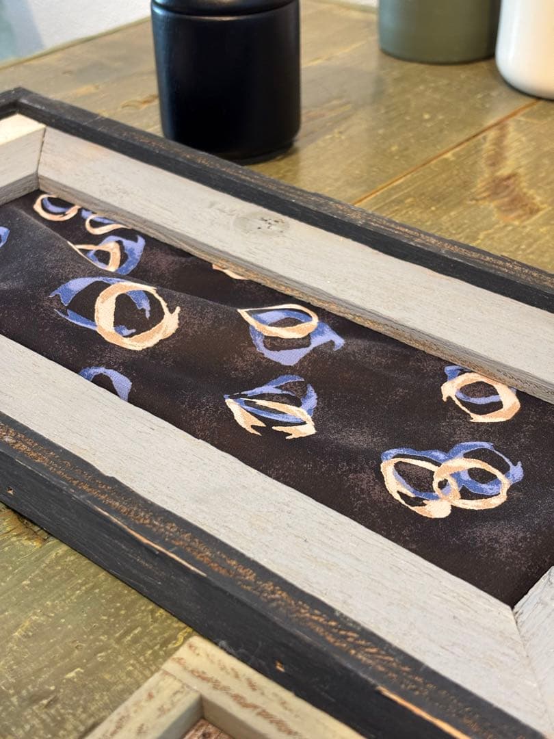 【1点物】アップサイクル ウッドフレーム 7点SET / アンティーク・古材風