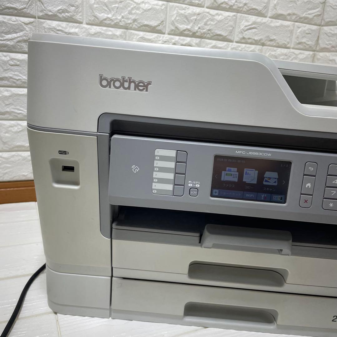 【耐久枚数15万/総印刷枚数3437枚】brotherMFC-J6983CDW