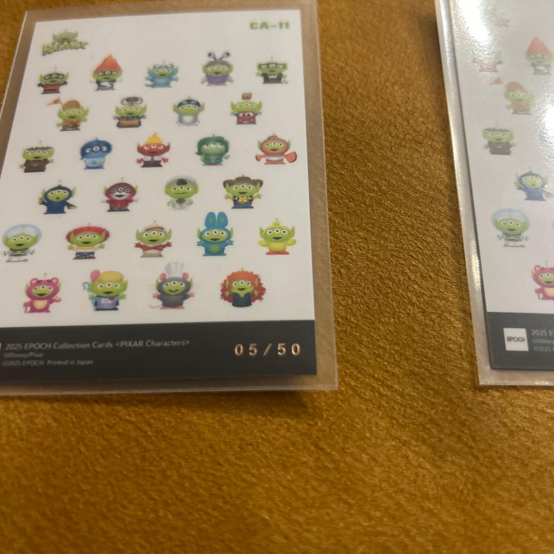 【シリアル4/5】エイリアン＋おまけ2枚 ピクサーカード