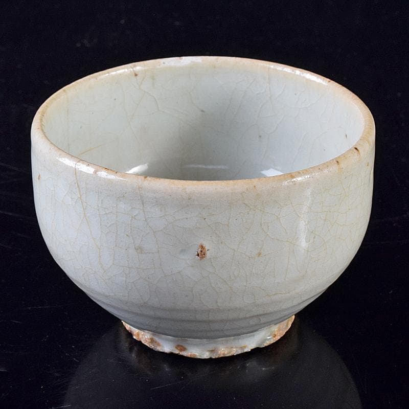 朝鮮美術　李朝　高麗白磁　盃　V　R8036