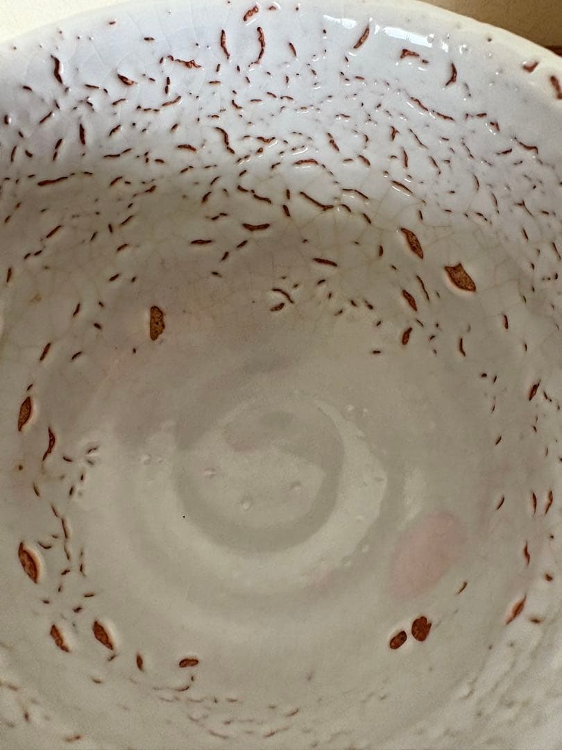 萩焼　茶碗　鬼萩　在銘