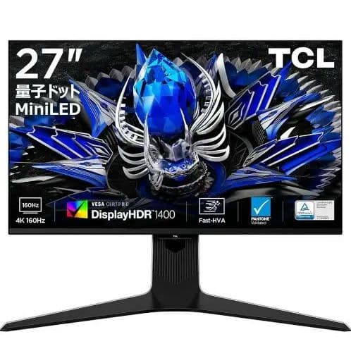 TCL 27R83U 27インチ 4K Mini LED モニター