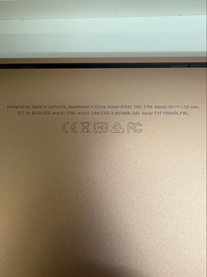 【美品です】Mac Book Air ローズゴールド 13インチ