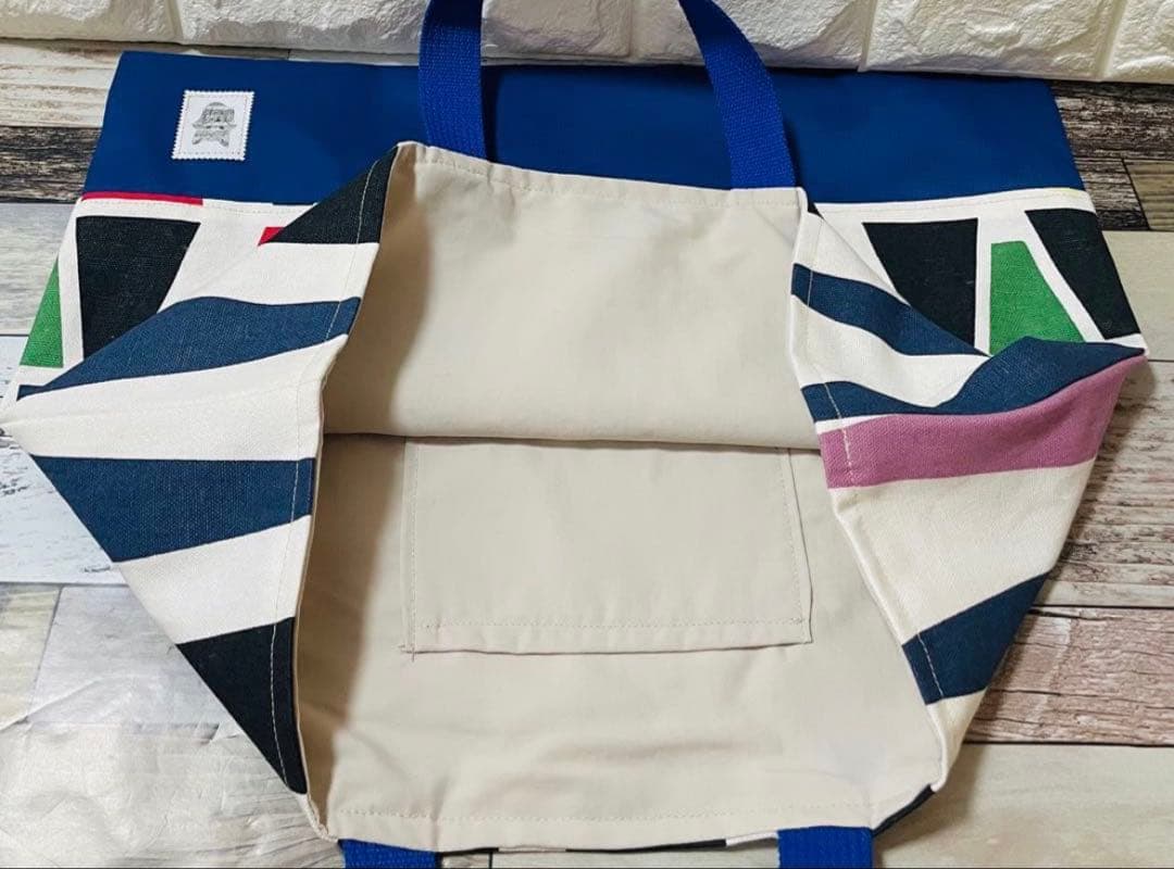 北欧　ハンドメイド　レッスンバッグ　男の子　入学　入園　セット　上履き