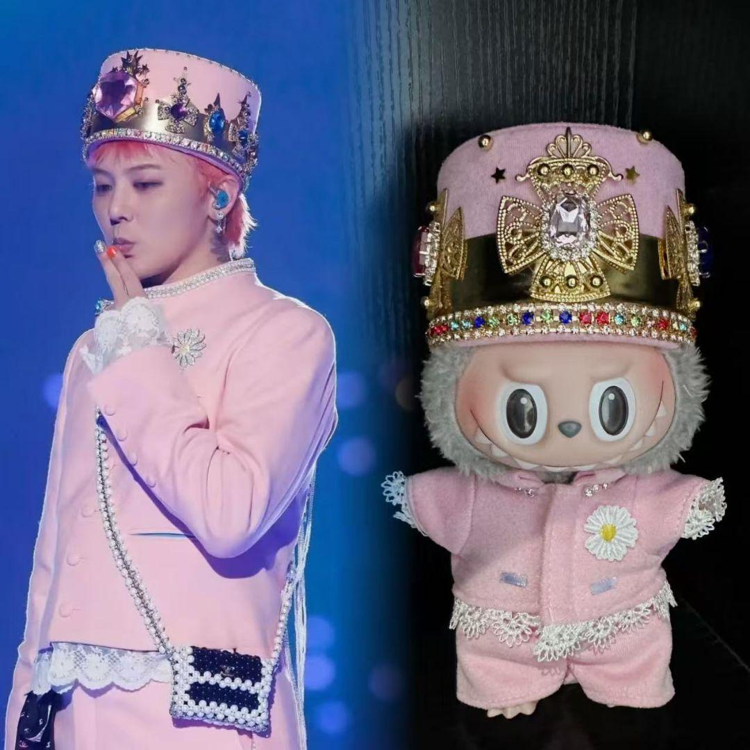 labubuラブブ G-DRAGON ぬい服着ぐるみ 着せ替え服5点セット