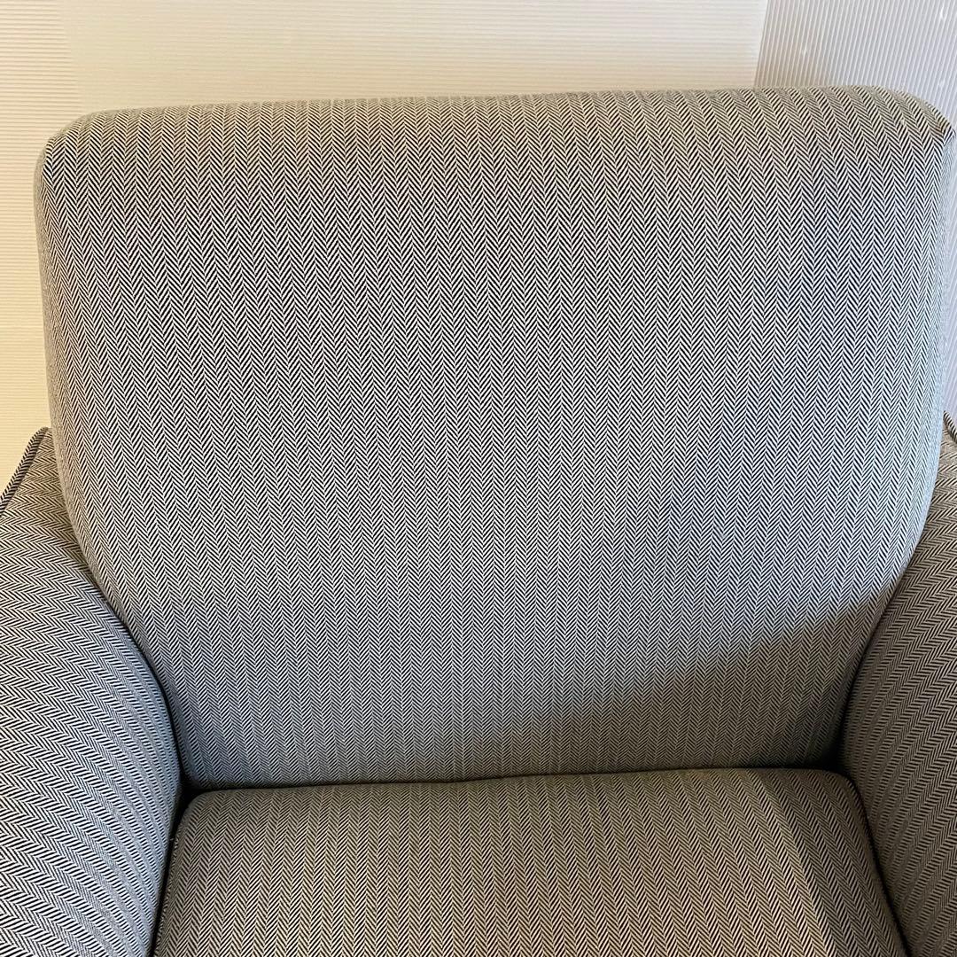 1人掛けソファ　家具　椅子　イス　布　インテリア　グレー