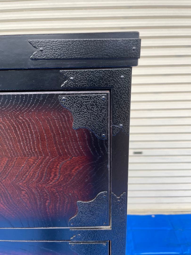 民芸家具 和箪笥 時代箪笥 和家具 タンス チェスト89cm幅 6段/４段 2棹