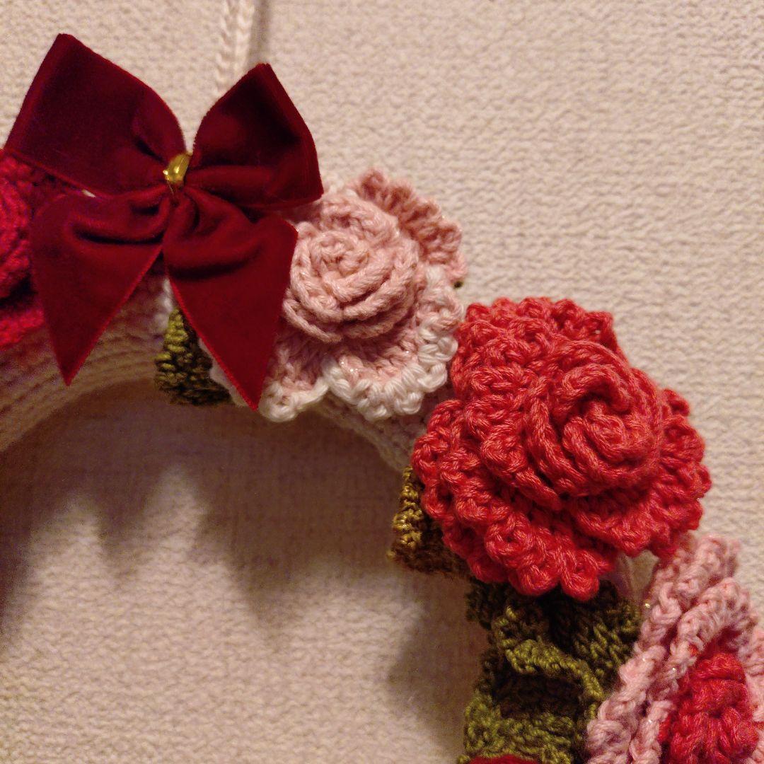 【ハンドメイド】おはなのリース