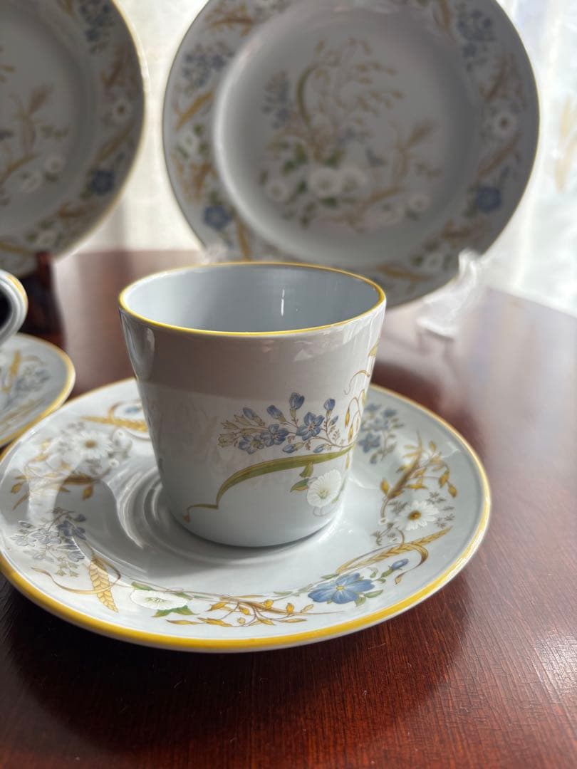 スポードサマーハーベストC/S 2客　プレート２枚　手彩色