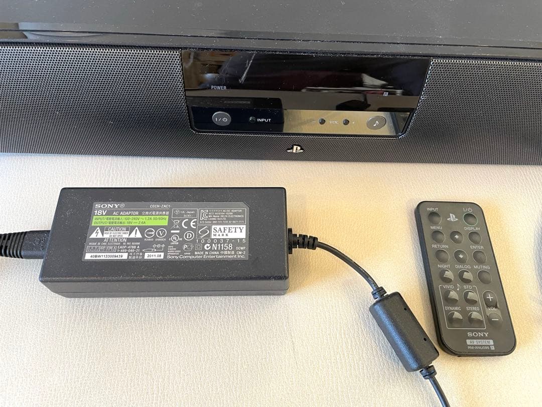 SONY サウンドバー　CECH-ZVS1J リモコン付き