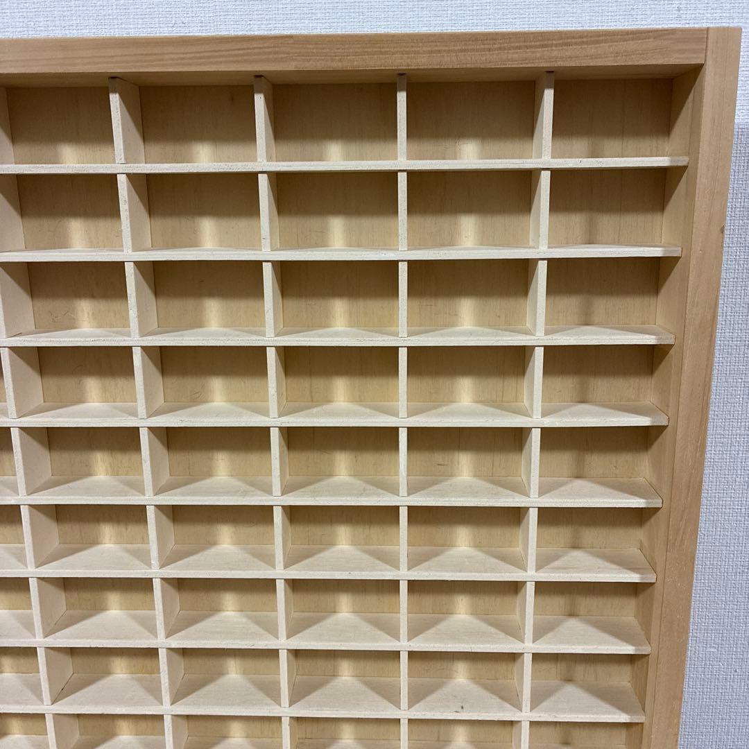 トミカ ミニカー 収納 8×10 80個 収納可能 収納棚 木製