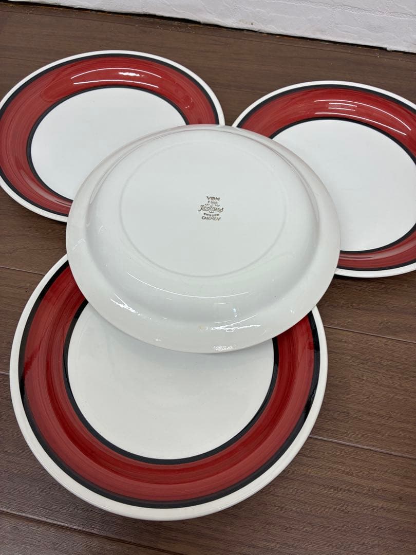 スウェーデン製 ロールストランド　カルメン　24cmプレート ヴィンテージ4枚