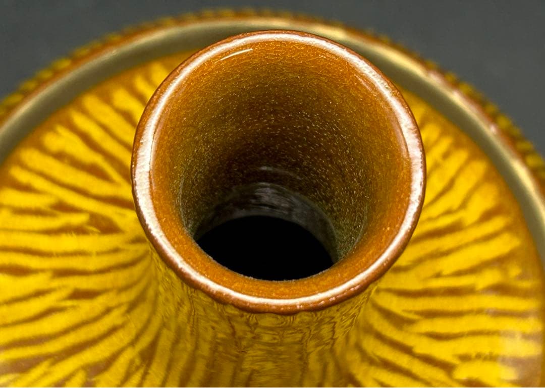 【希少】京焼　華善窯 華善作 池坊花器 花立　自由花　草月　小原　花展用