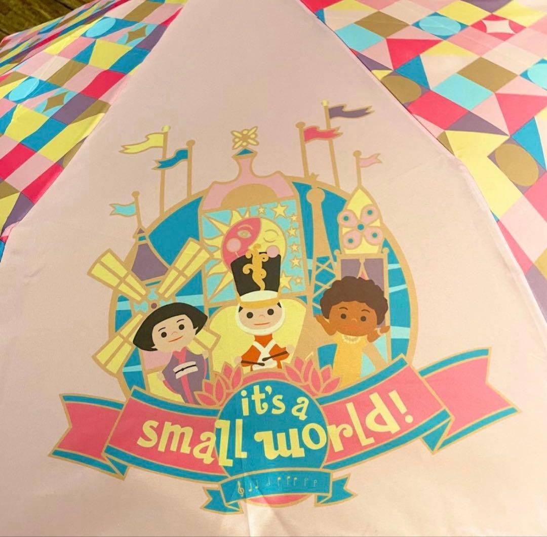 ☆日本未発売☆ディズニーランドパリ　イッツアスモールワールドデザイン折りたたみ傘