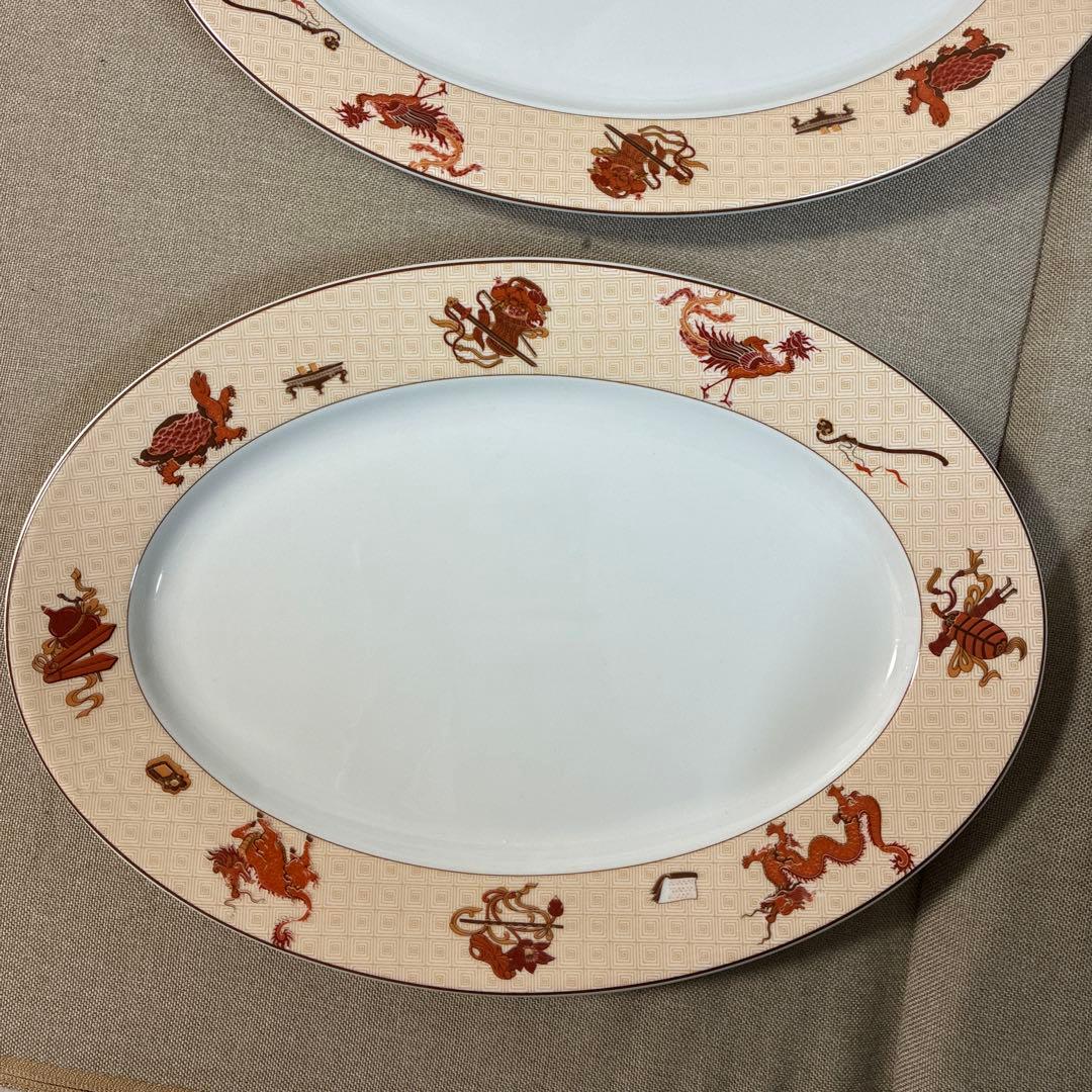 ミンロン　中華大皿4枚セット