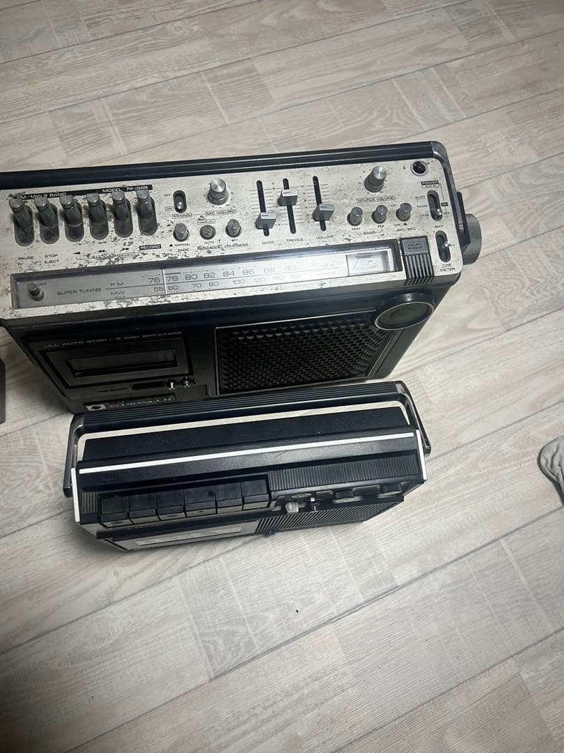 ビンテージラジカセ4台セットギャング品