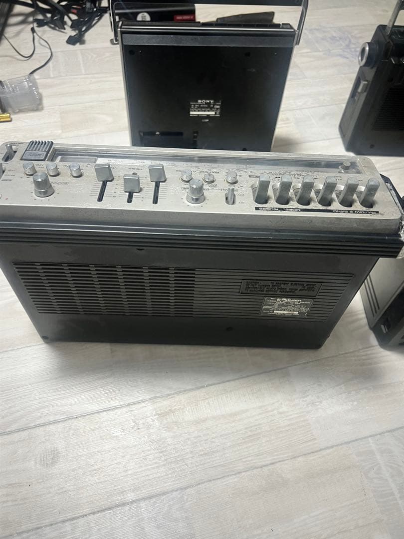 ビンテージラジカセ4台セットギャング品